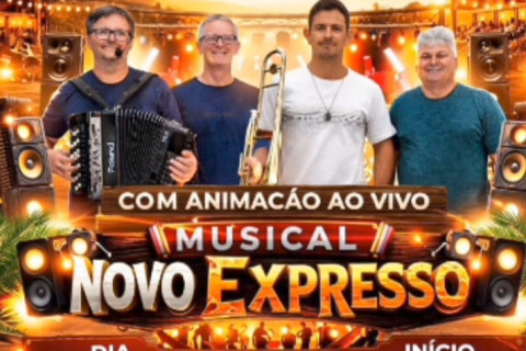 O MUSICAL NOVO EXPRESSO VAI ANIMAR A FESTA DO PADROEIRO EM LINHA SÃO JORGE
